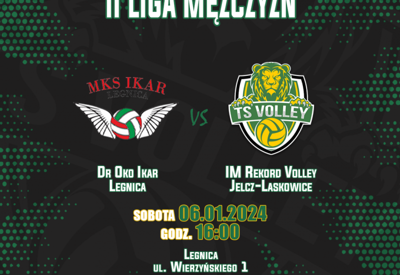 Trzech Króli = trzy punkty? Ważny mecz siatkarzy IM Rekord Volley